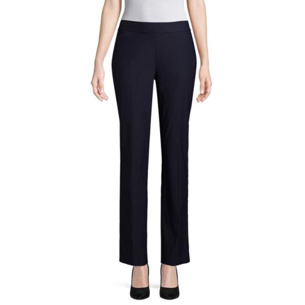 Worthington Modern Fit Woven Pull-on Pants in Navy New With Tags Size 6P Pre-Pri
